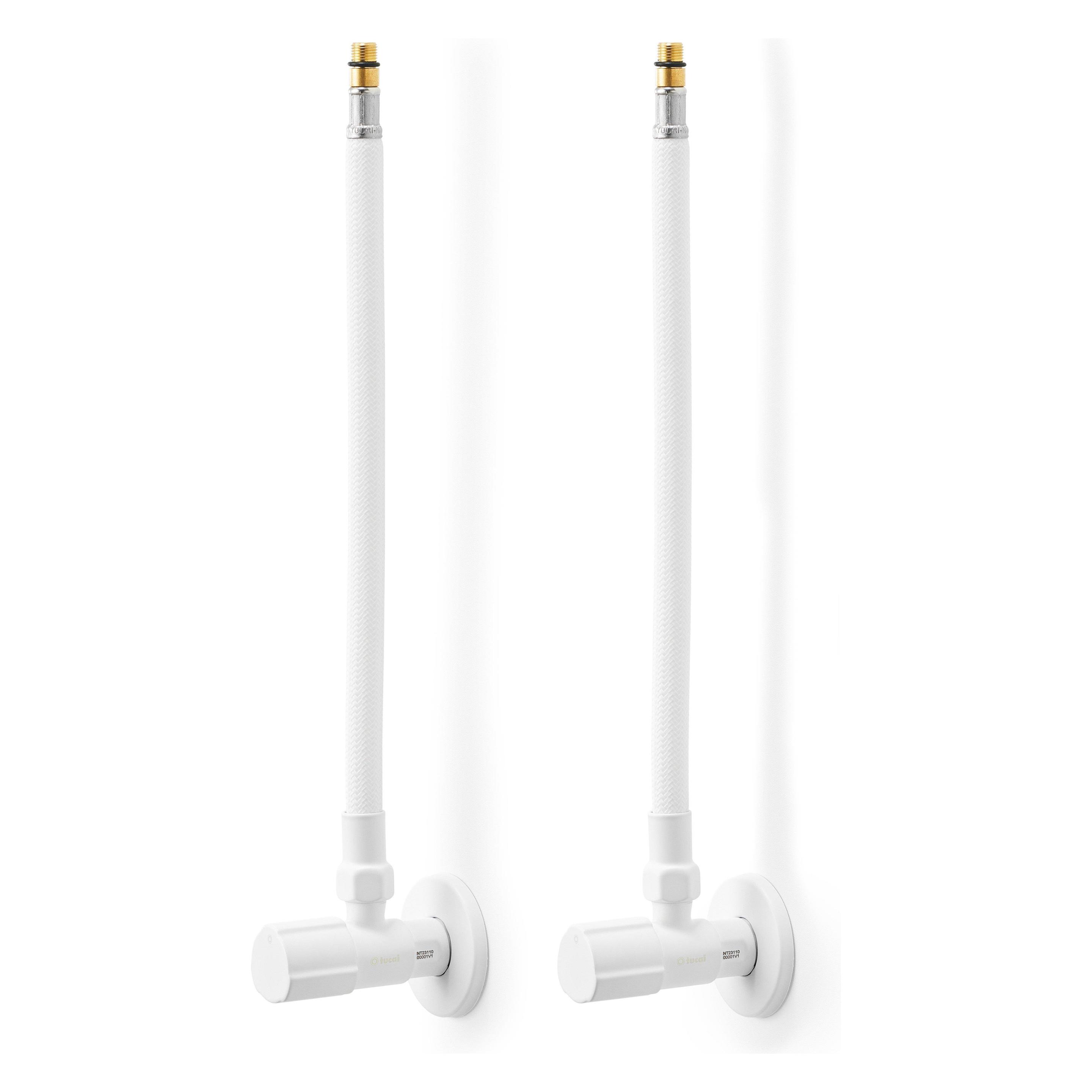 Tucai MIXER HOSE 2X50CM M10-L15.5 F1/2 WHITE (46409477)