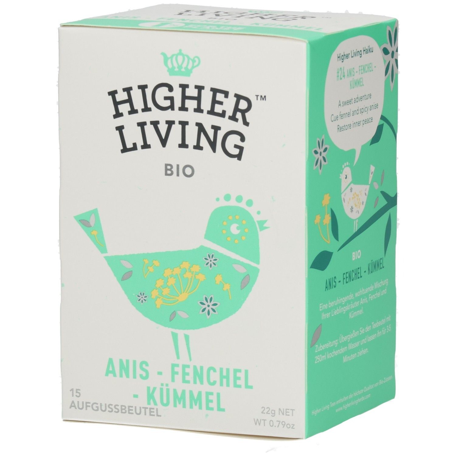 Higher Living - Anis-Fenchel-Kümmel 22 g Filterbeutel