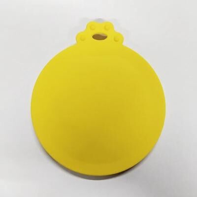 Uplift Picks Reusable Silicone Pet Food Jar Lids For Dog And Cat Food Storage yellow 1 Piece