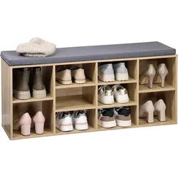 Kesper Universal-/ Schuhschrank mit Sitzkissen - Sonoma Eiche