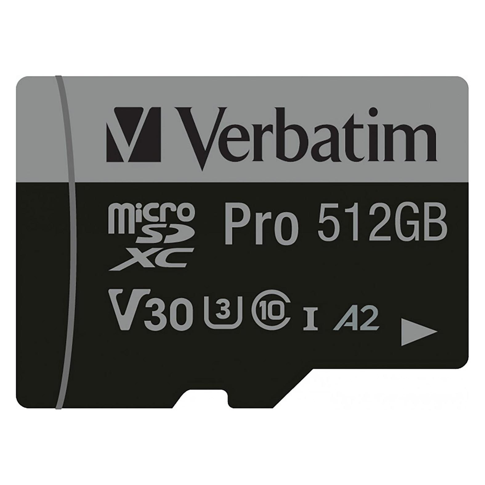 Verbatim Pro U3 (512 GB, microSDXC, U3, UHS-I) (47046)