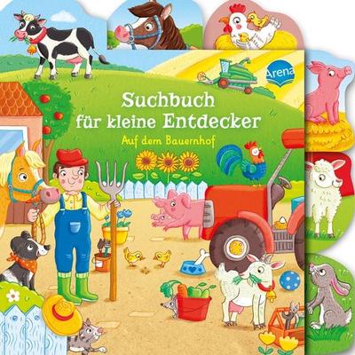 Suchbuch für kleine Entdecker. Auf dem Bauernhof, Gebundene Ausgabe von Christine Thau, Arena, 978-3-401-71732-6