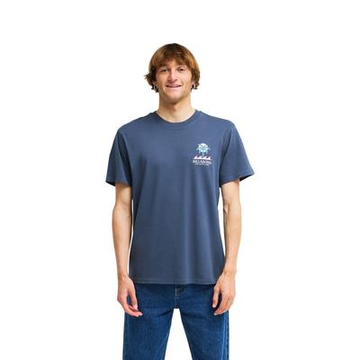 T-Shirt BILLABONG "Portal", Herren, Gr. XS, blau (ombre blau), Obermaterial: 70% Baumwolle, 30% Baumwolle., Shirts T-Shirt