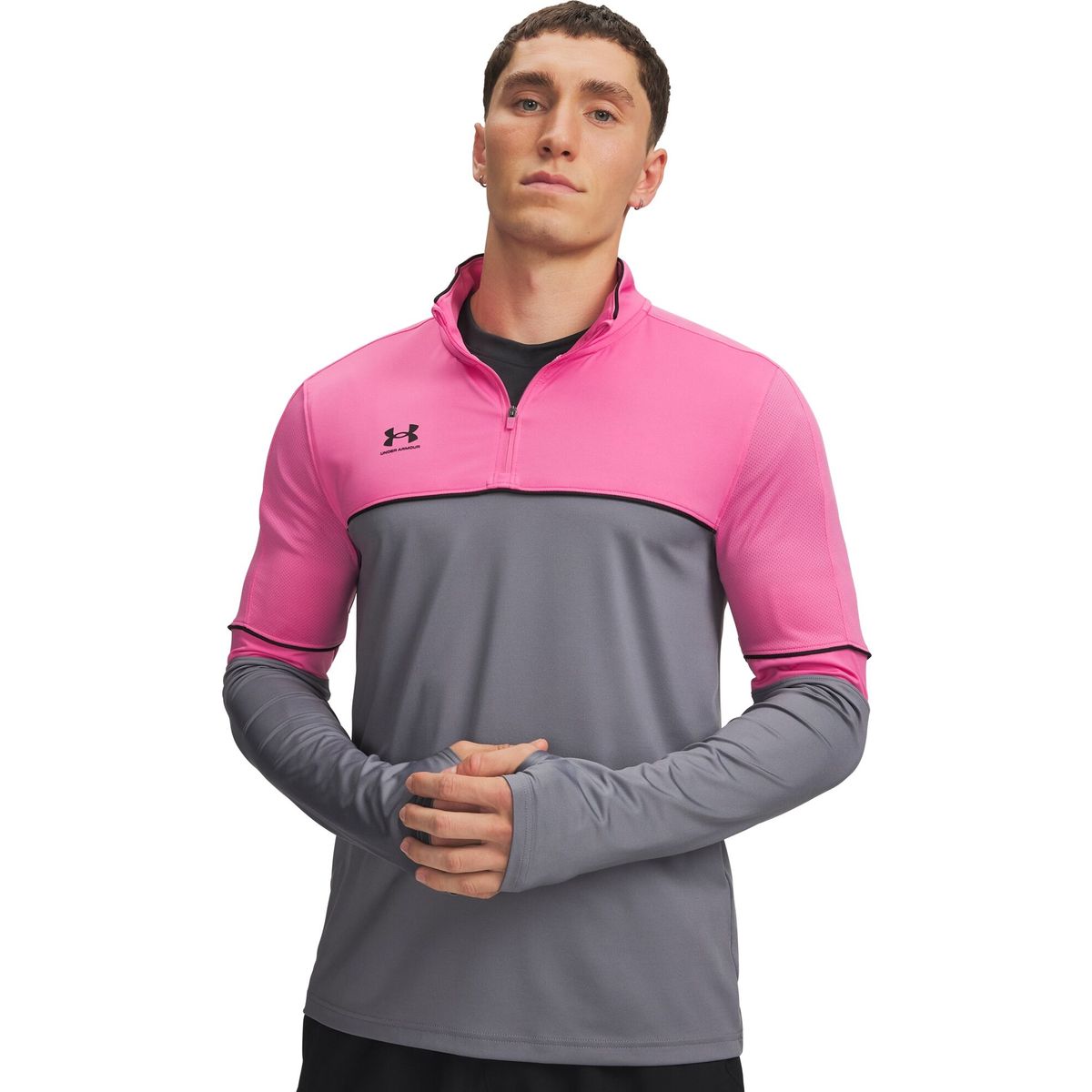 Under Armour M Challenger Training QZ gray black (024) L 6004043-024-LG