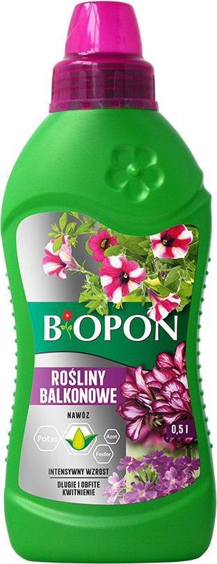 Biopon Meststof voor balkonplanten, 0,5 liter