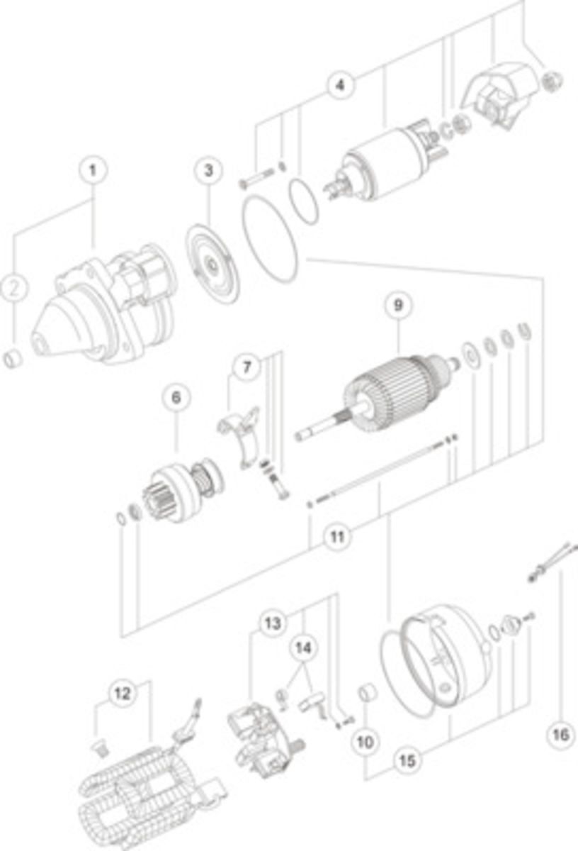 Starter MAHLE MS 107
