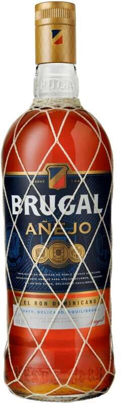 Ron Añejo Brugal 1 L - Destilado Premium de República Dominicana - 100 cl