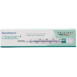 Geratherm classic+ Glasthermometer mit Aufbewahrungshülle 1 St