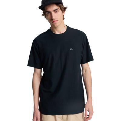 Sporttop QUIKSILVER "Slub Roundneck", Herren, Gr. L, schwarz, Obermaterial: 100% Baumwolle., Tops Sporttop