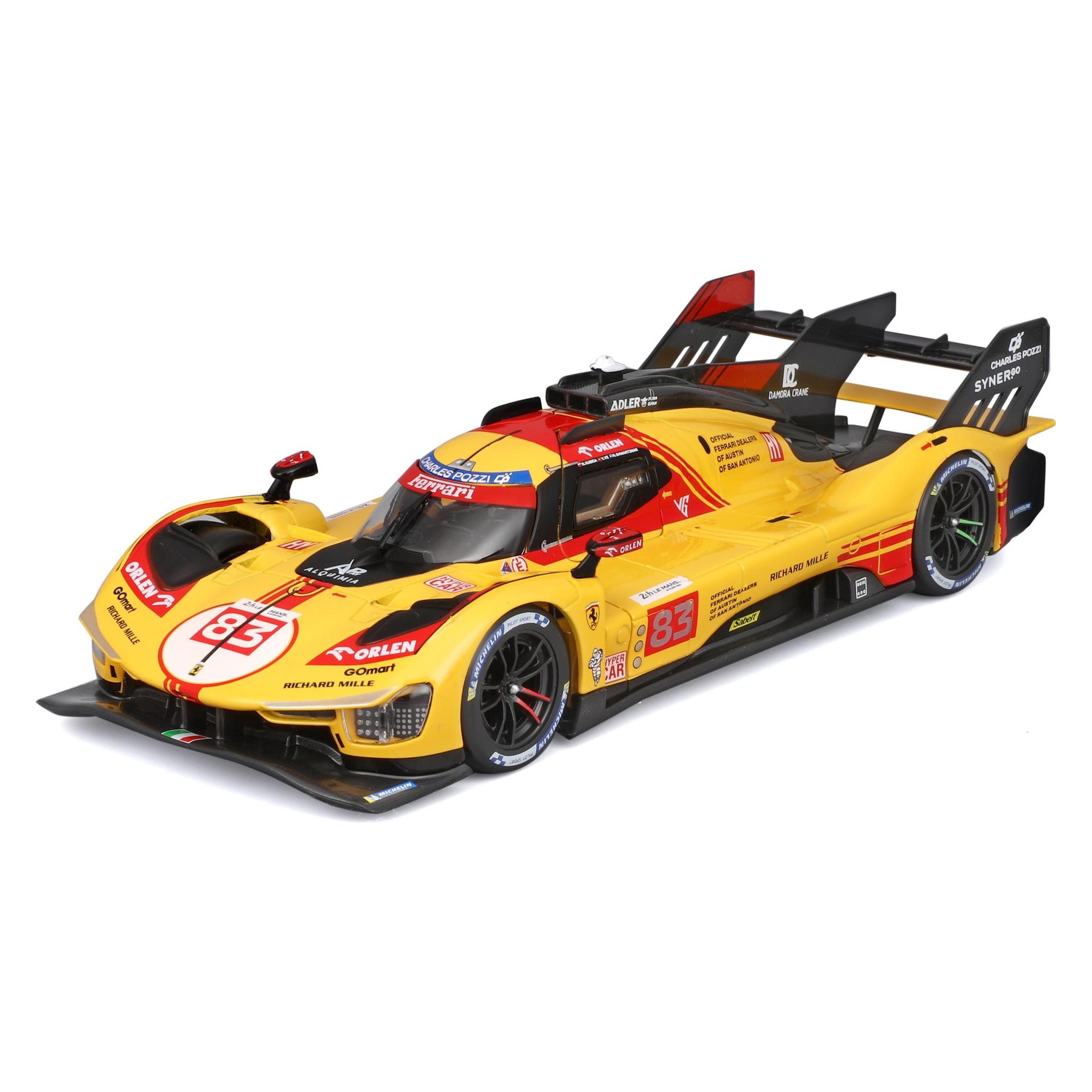 Bburago Ferrari Racing 499P 1/24 gelb (26313)