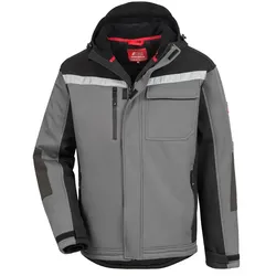 Winter-Softshelljacke "MOTION TEX PLUS" - L - grau