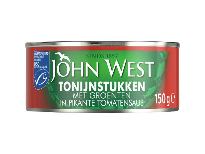 John West Tonijn Met Groenten In Tomatensaus - 150 g