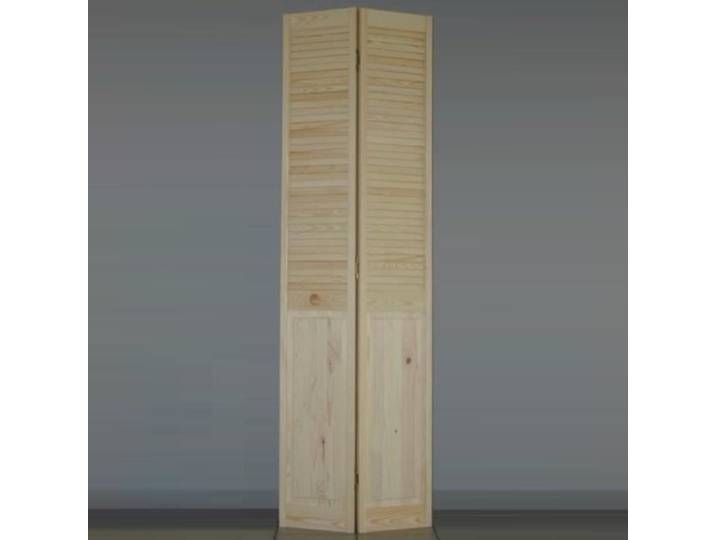 Porte de placard pliante 1/2 persiennée H205xL61cm