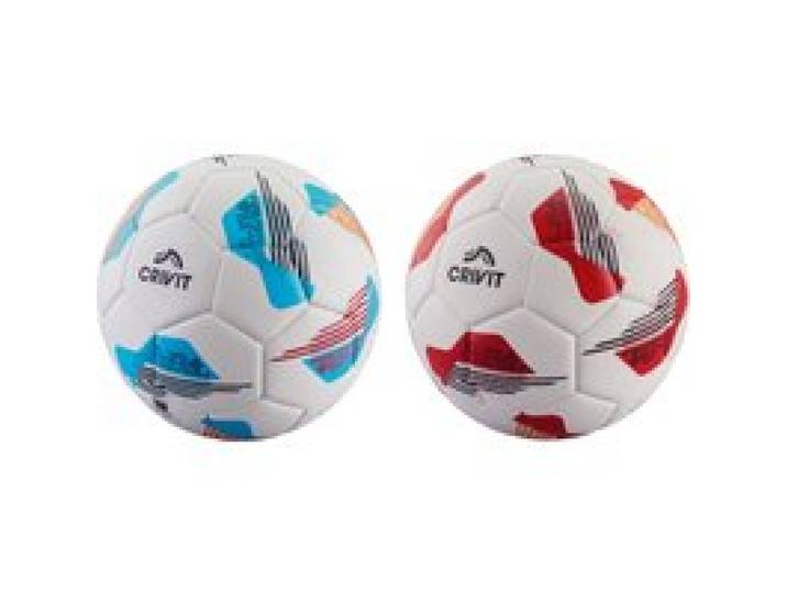 CRIVIT Ballon de football, avec valve renforcée par tissu.