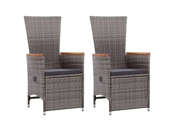 VidaXL - Outdoor stuhl poly-rattan, One Size, Grau