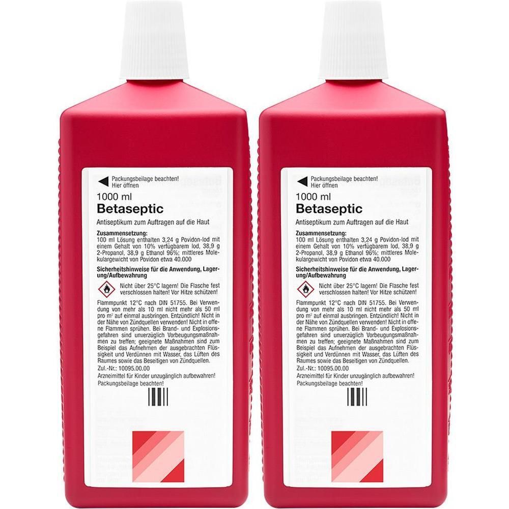 Betaseptic Lösung zur Anwendung auf der Haut 2x 2x1000 ml
