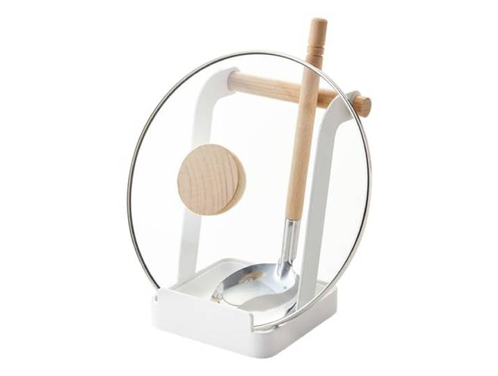 YAMAZAKI TOSCA Ladle & Pot Lid Stand WH