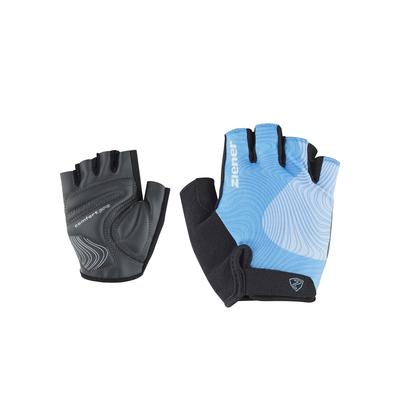 Fahrradhandschuhe ZIENER "CLENI-Z", Damen, Gr. 6, dreamy sky, Materialmix, Handschuhe