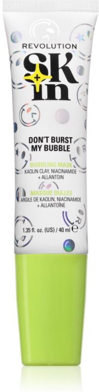Revolution Skincare S.W.Smiley Bubbling Mask mask for the face 40 ml
