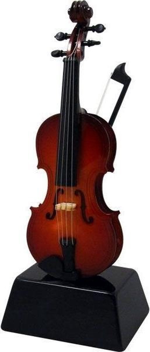 Music Gifts Miniatuurinstrument viool 15 cm