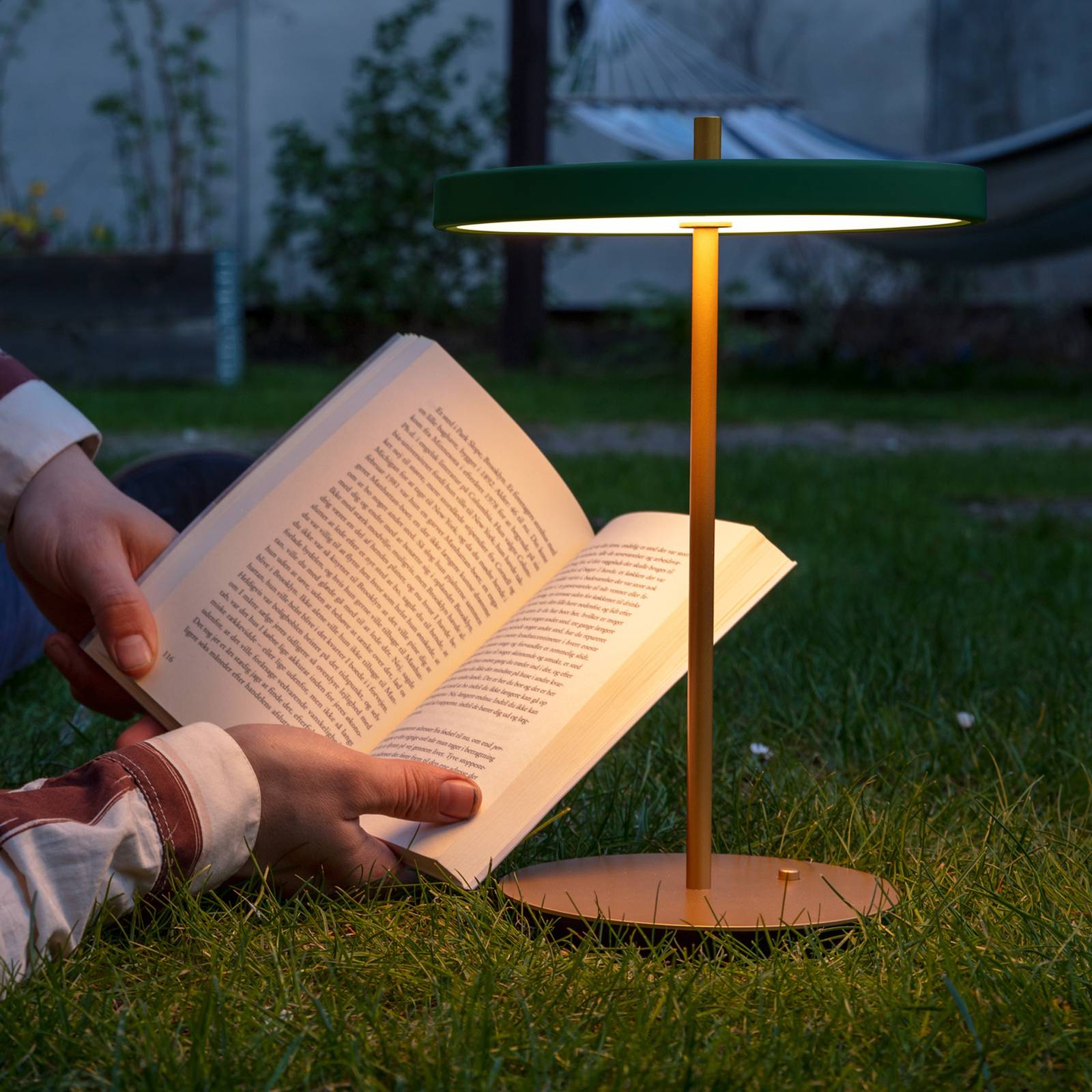 UMAGE LED Table Lamp Asteria Move, dimmable, Brass / gold, Living / Dining Room, metal, Design, Table Lamp