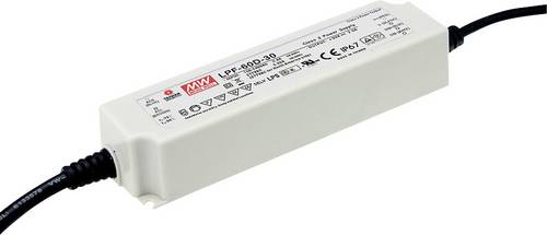 Mean Well LPF-60D-54 LED-Treiber, LED-Trafo Konstantspannung, Konstantstrom 60W 1.12A 32.4 - 54 V/DC dimmbar, PFC-Schaltkreis