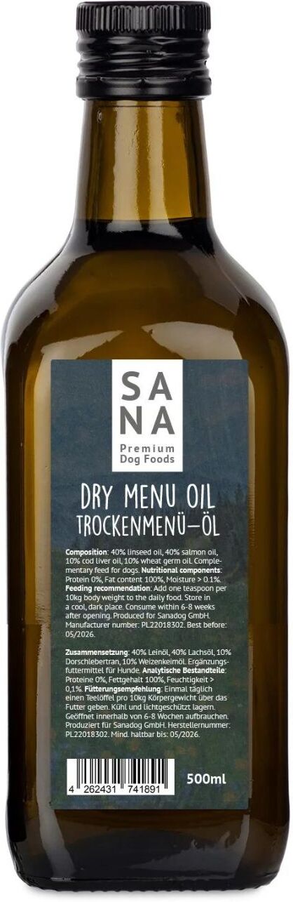 Sanadog Olio Menù Completo per Cani 500 ml