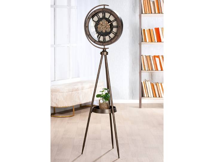 Standuhr Heritage Eisen, lackiert 42 x 163 x 45cm Messing