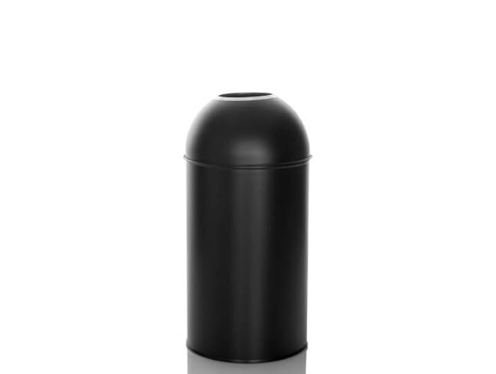 hjh OFFICE Poubelle 50L CLEAN OR 50 Fer\, Poubelle ouverte\, capacité 50L\, noir\, 741011