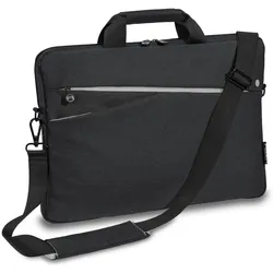 Pedea Fashion Notebook Tasche 17,3 Zoll 43,9cm schwarz (17.30"), Notebooktasche, Schwarz, Grau