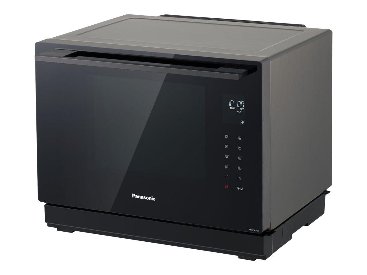 Panasonic NN-CS88LBEPG Mikrowelle mit Grill/Heißluft/Dampfgarer 31l