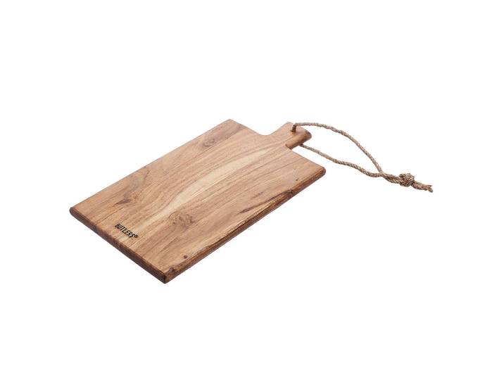 Schneidebrett CUTTING CREW 17 x 32cm Braun/Braun