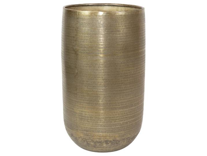Gefäss Rowen, Metall, Gold H: 55 cm Decofinder