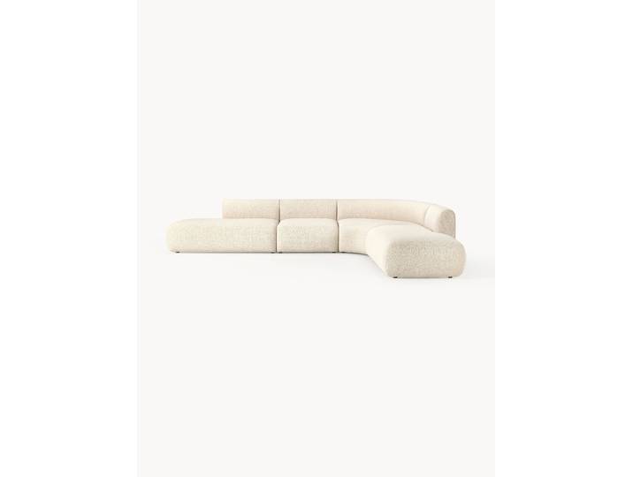 Modulares XL-Ecksofa Sofia aus Bouclé