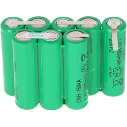 XCell Akku passend für MCW-D 521 Mikrofon mit 9,6 Volt 1600mAh NiMH Akkupack 1600mAh, Telefon Zubehör