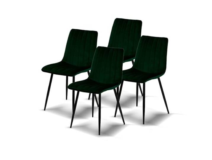 La Chaise Spaniola Denia Stuhl, Stoff, Flaschengrün, 44 cm (Breite) x 55 cm (Tiefe) x 88,5 cm (Höhe)