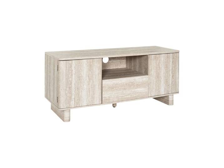Meuble Tv - Home Deco Factory - Pietra - Blanc Et Beige