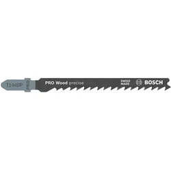Bosch Professional Zubehör, Sägeblatt, PRO Wood precise T144DP Stichsägeblatt, 100 mm, 100-tlg.