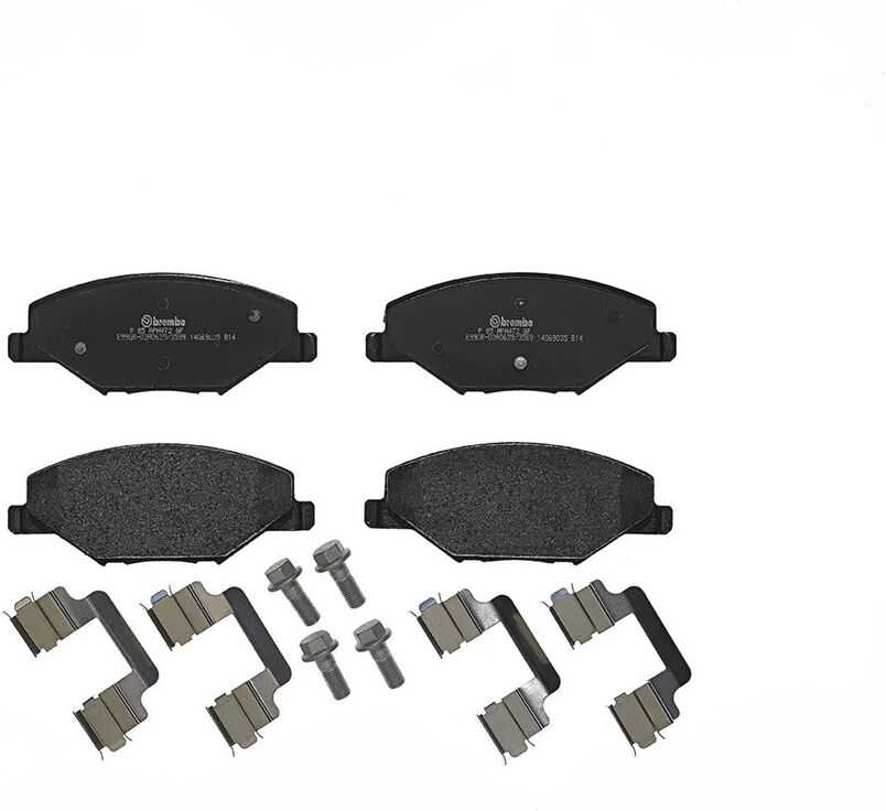 Brembo Bremsbelagsatz, Scheibenbremse P 85 121 Für Vw