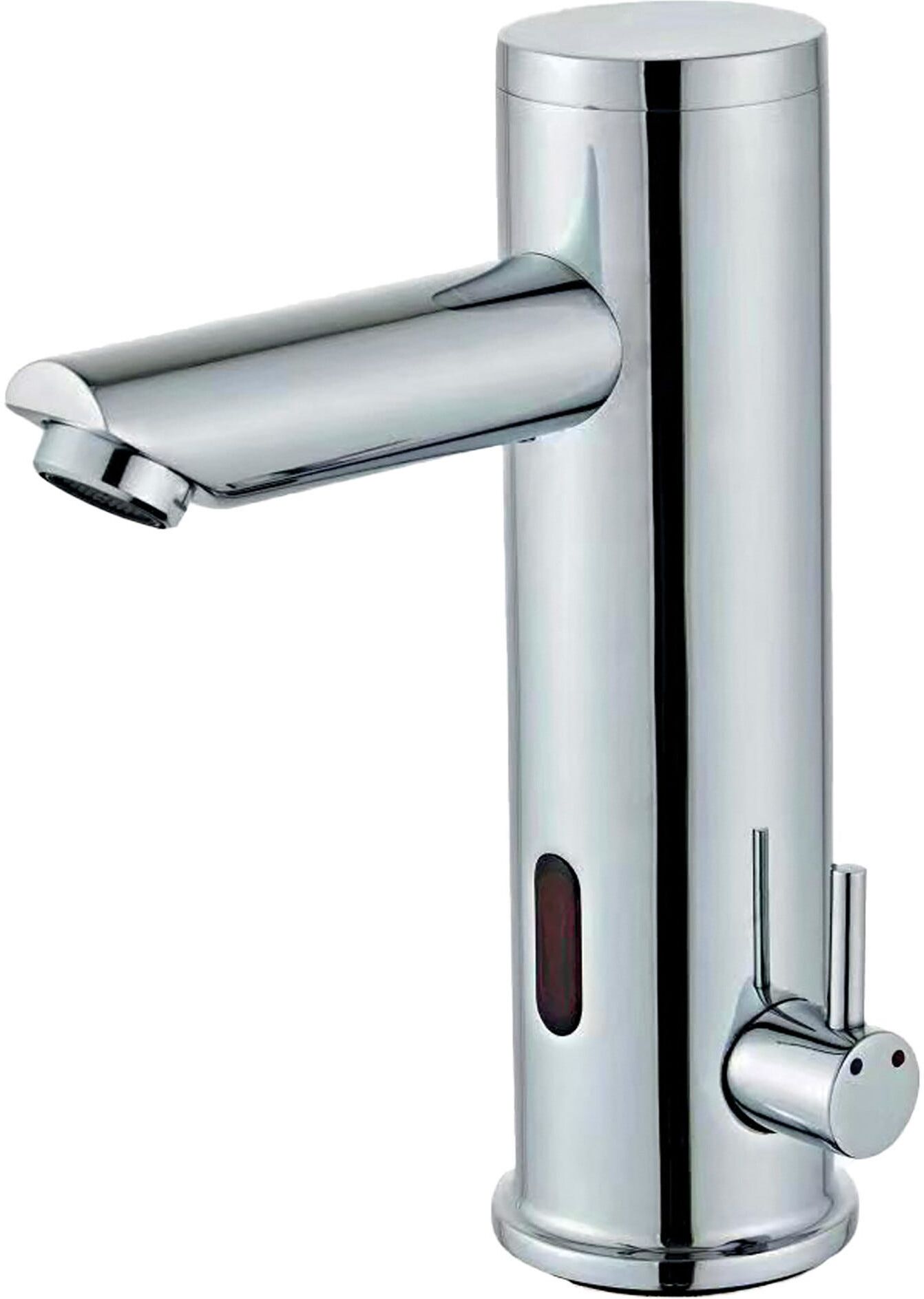 Tecom MISCELATORE ELETTRONICO  LAVABO 308 L CROMO  A FOTOCELLULA ALIMENTAZIONE A BATTERIA