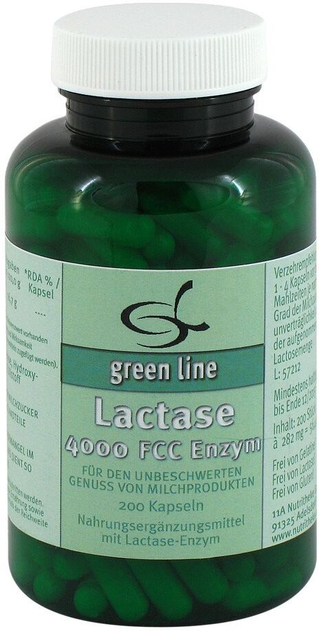 Lactase 4000 Fcc Enzym Kapseln 200stk
