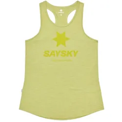 Saysky Damen Logo Combat Pro Singlet gelb