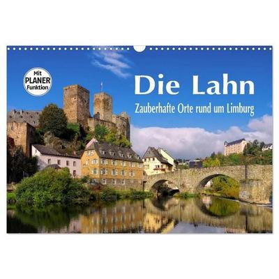 Die Lahn - Zauberhafte Orte rund um Limburg (Wandkalender 2027 DIN A3 quer), CALVENDO Monatskalender