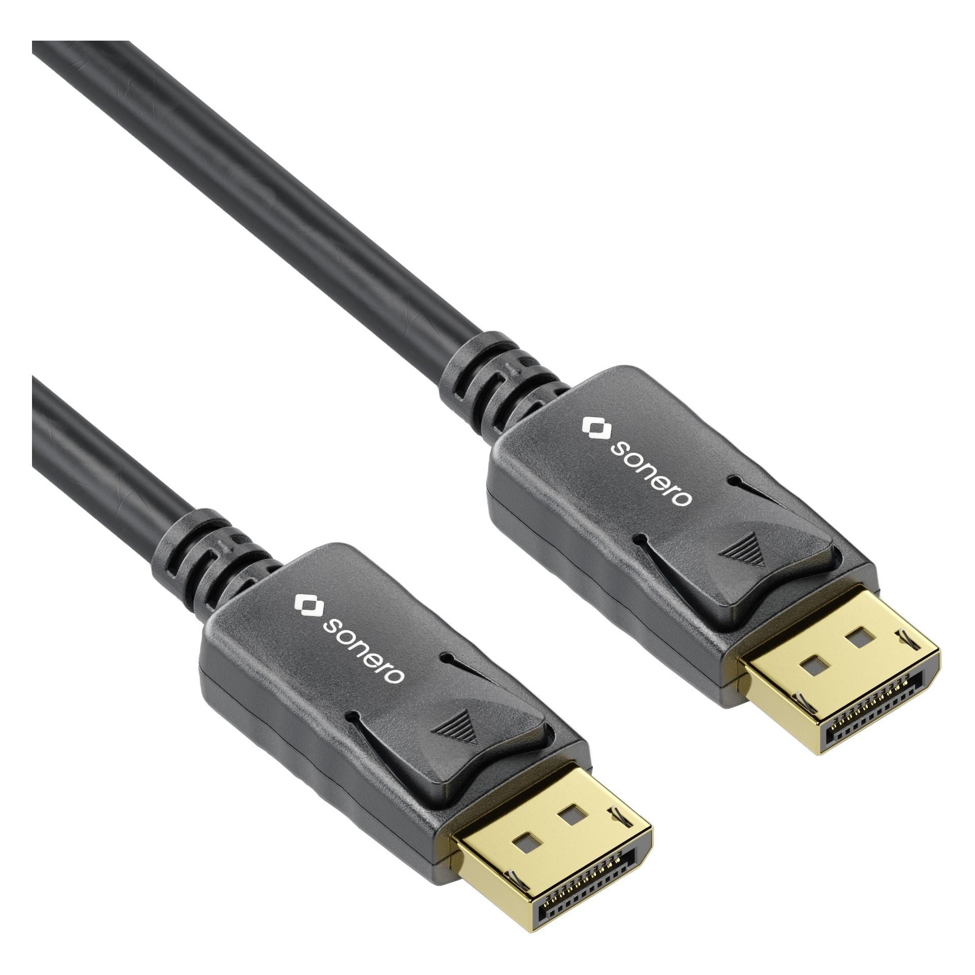 Sonero Kabel 4K Displayport 1.2 Stecker Stecker, 4K/60Hz, 2 m (2 m) (X-PDC010-020)