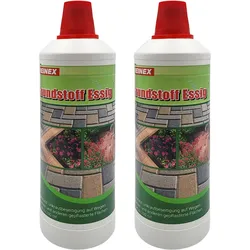 2er-Set Natürlicher Essig Unkrautentferner, 1.000 ml: Grundstofff Essig mit natürlicher Kraft gegen Grünbelag & Unkraut, Schnelle Reinigung, Umweltfreundlich & Sicher