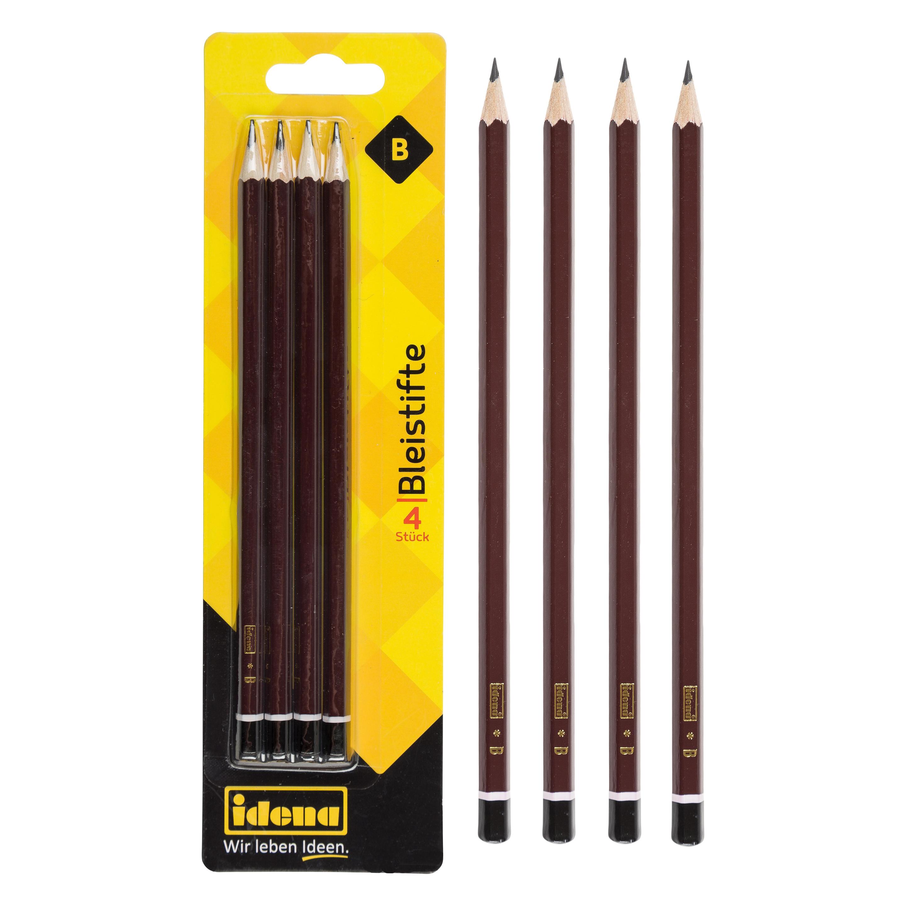 Idena Bleistift B 4er FSC100% (B, 4x) (22663295)