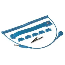 RS PRO, Zubehör Arbeitsschutz, 4mm Stud-Banana Wrist Strap & Cord Set (Statikschutz)