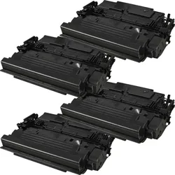 4 Kompatible Toner ersetzt HP CF287X 87X Multipack schwarz