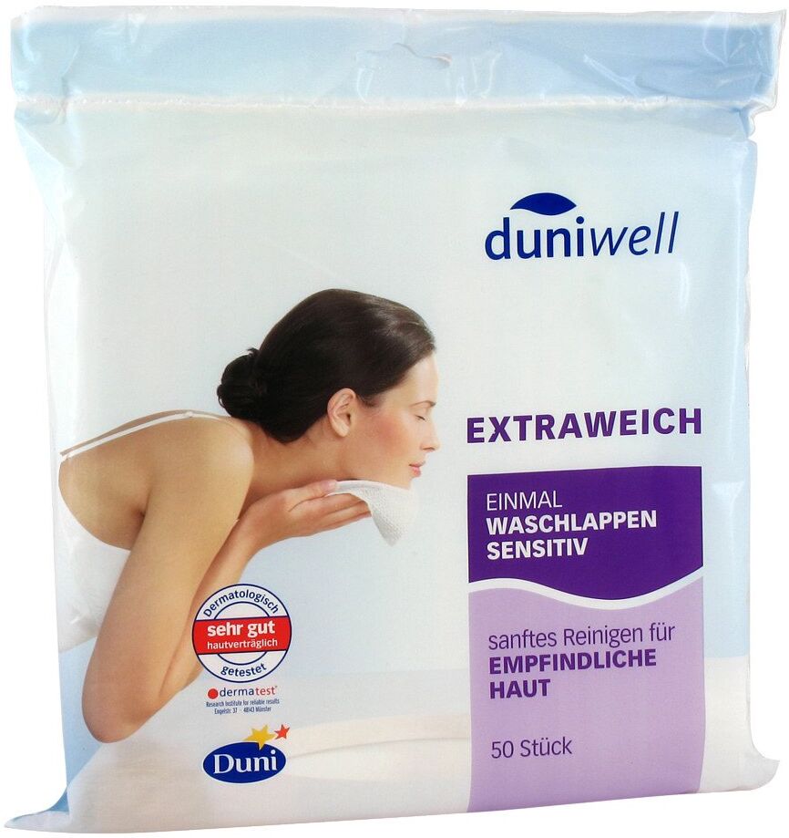 Duniwell Einm Waschl Sensi 50stk