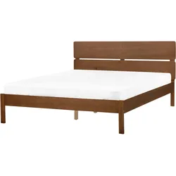 BETT mit Lattenrost 160x200 cm Braun Boisset